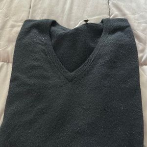 Black cashmere sweater from Venice Italy.